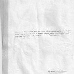 Bill Honeyman D-Day letter cover sheet