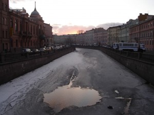 St Petersburg canal